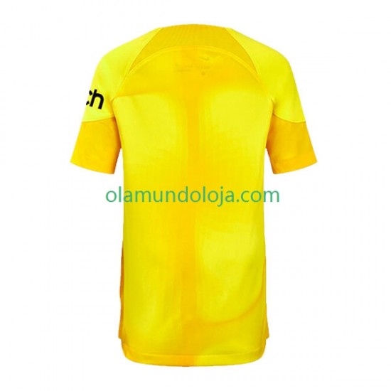 Camisola Tottenham Hotspur Guarda-redes Homem Equipamento Primeiro 2022-2023 Manga Curta